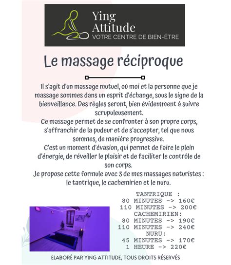 massage naturiste reciproque|Partager un moment de bien